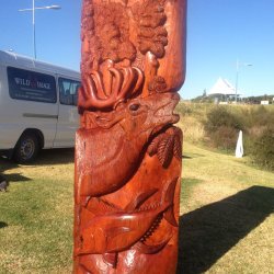 Native timber sculptures
